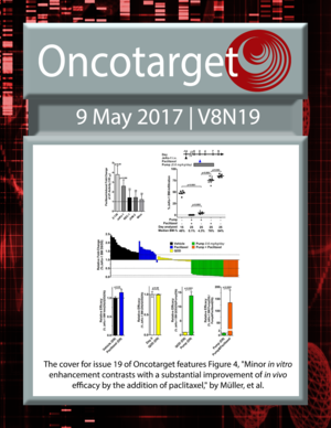 Journal Cover for Oncotarget V8N19