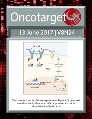 Journal Cover for Oncotarget V8N24