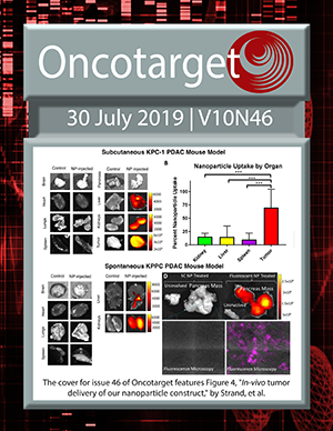 Journal Cover for Oncotarget V10N46