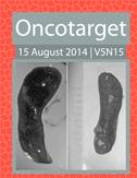 Journal Cover for Oncotarget V5N15